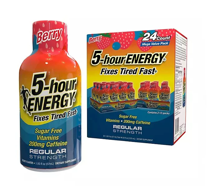 5-Hour EnergyShots BERRY - 1.93oz/24pk
