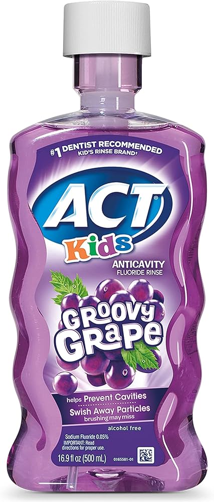 Act Kids Groovy Grape Rinse - 16.9oz/24pk