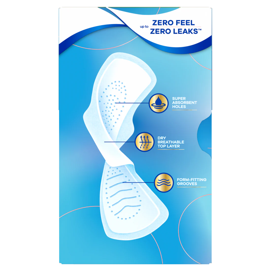 Always Infinity With Flexfoam Pads For Women Size 1 Regular Absorbency With Wings Unscented - 36ct/6pk - Image 3