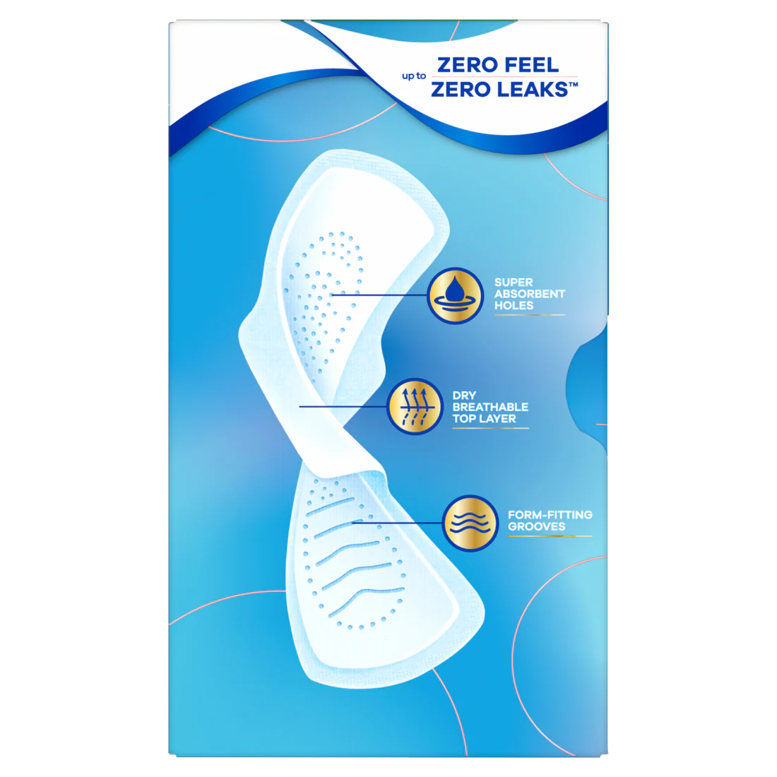 Always Infinity With Flexfoam Pads For Women Size 2 Heavy Absorbency With Wings Unscented - 32ct/6pk - Image 2