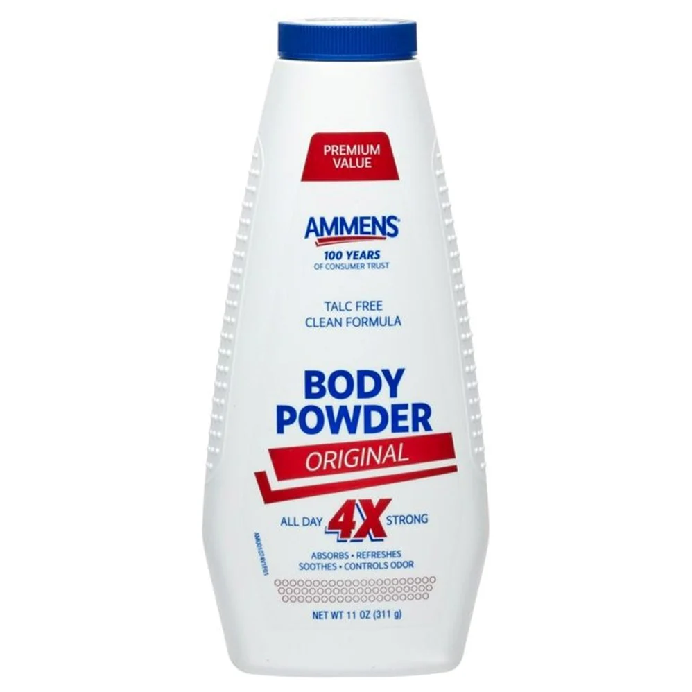 Ammens Talc Free Body Powder Original - 11oz/6pk