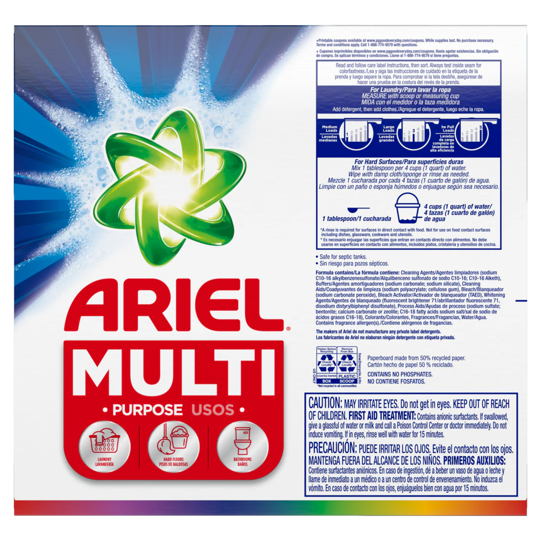 Ariel Color Safe Multi-Use Powder 95 Loads - 108oz/2pk - Image 2