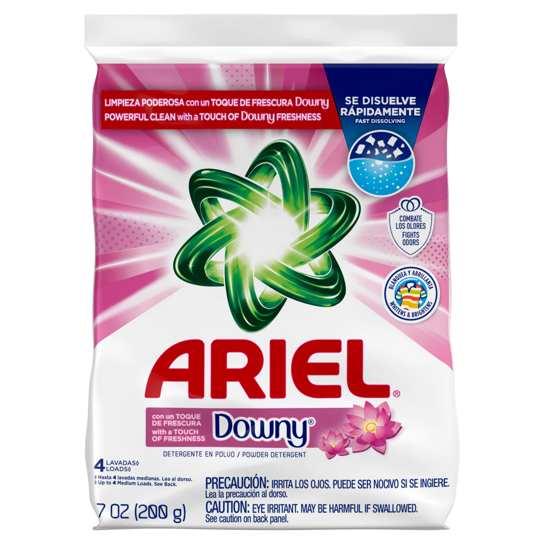 Ariel with a Touch of Downy Freshness Powder Laundry Detergent 0.2kg 4 Loads - 7oz/48pk