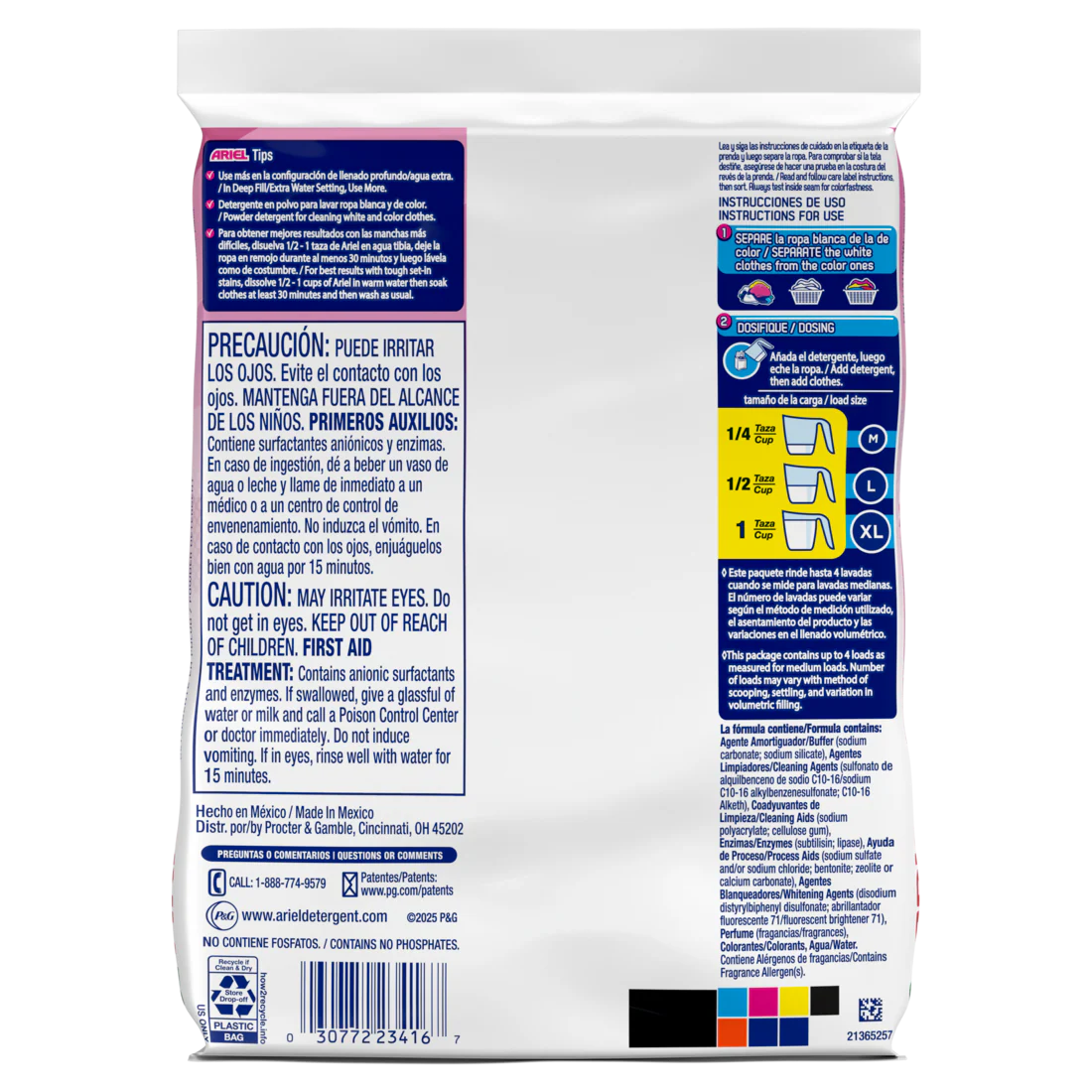 Ariel with a Touch of Downy Freshness Powder Laundry Detergent 0.2kg 4 Loads - 7oz/48pk - Image 2