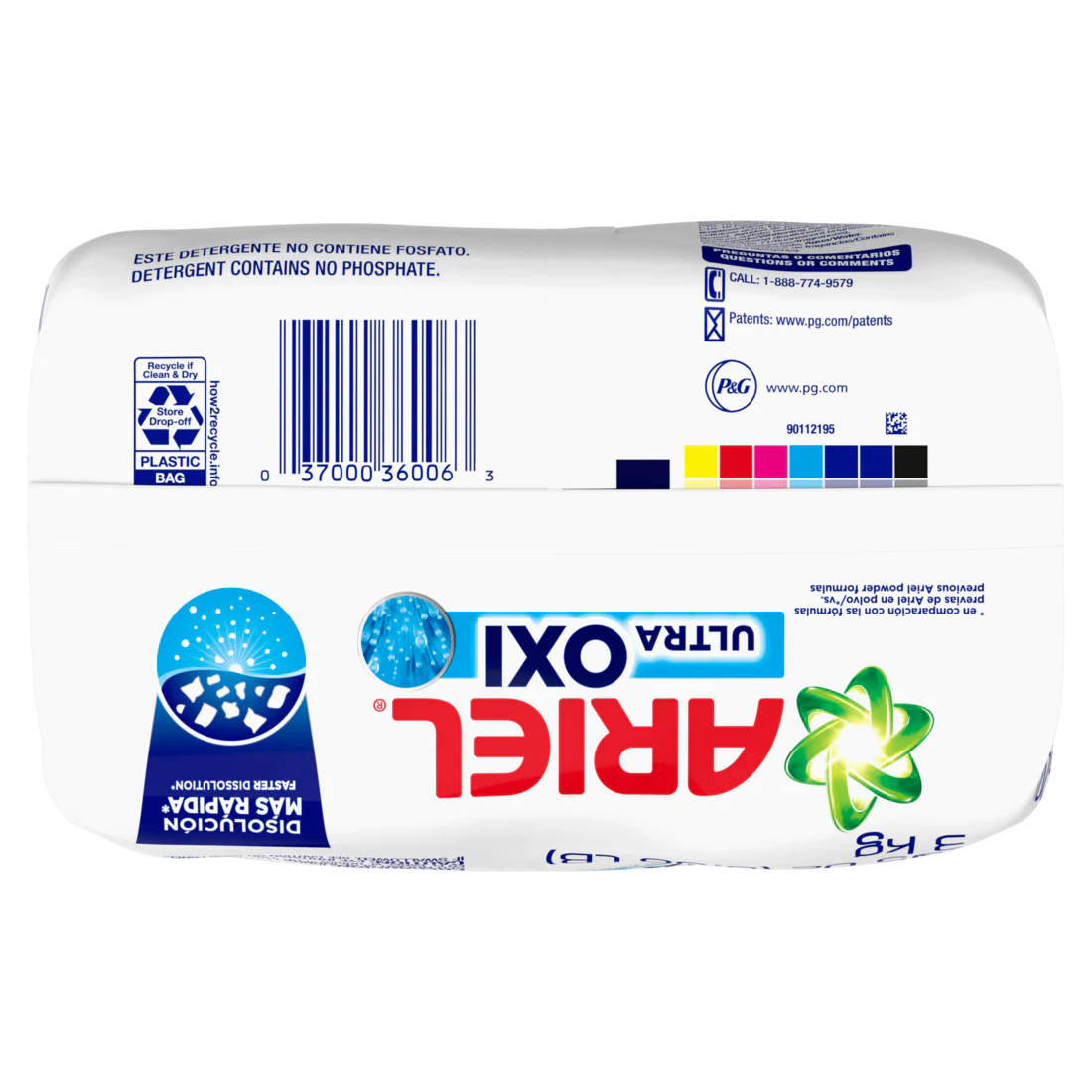 Ariel Ultra Oxi Powder Laundry Detergent Original Scent 3.0kg 66 Loads - 105oz/6pk - Image 2