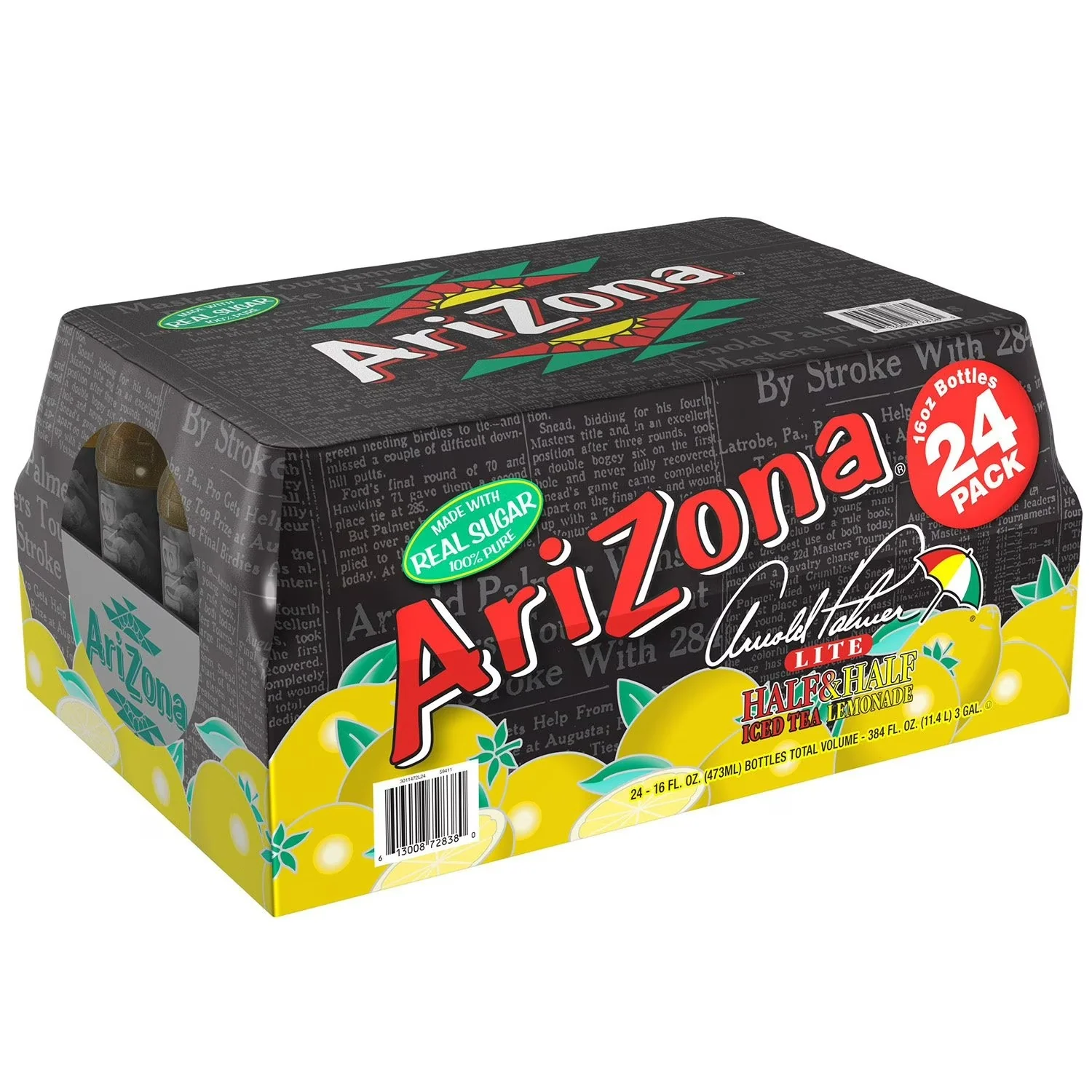 AriZona Arnold Palmer Half Tea and Half Lemonade - 16oz/24pk