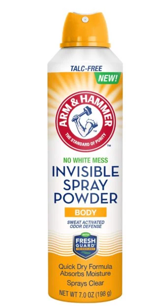 Arm & Hammer Invisible Body Powder - 7oz/3pk