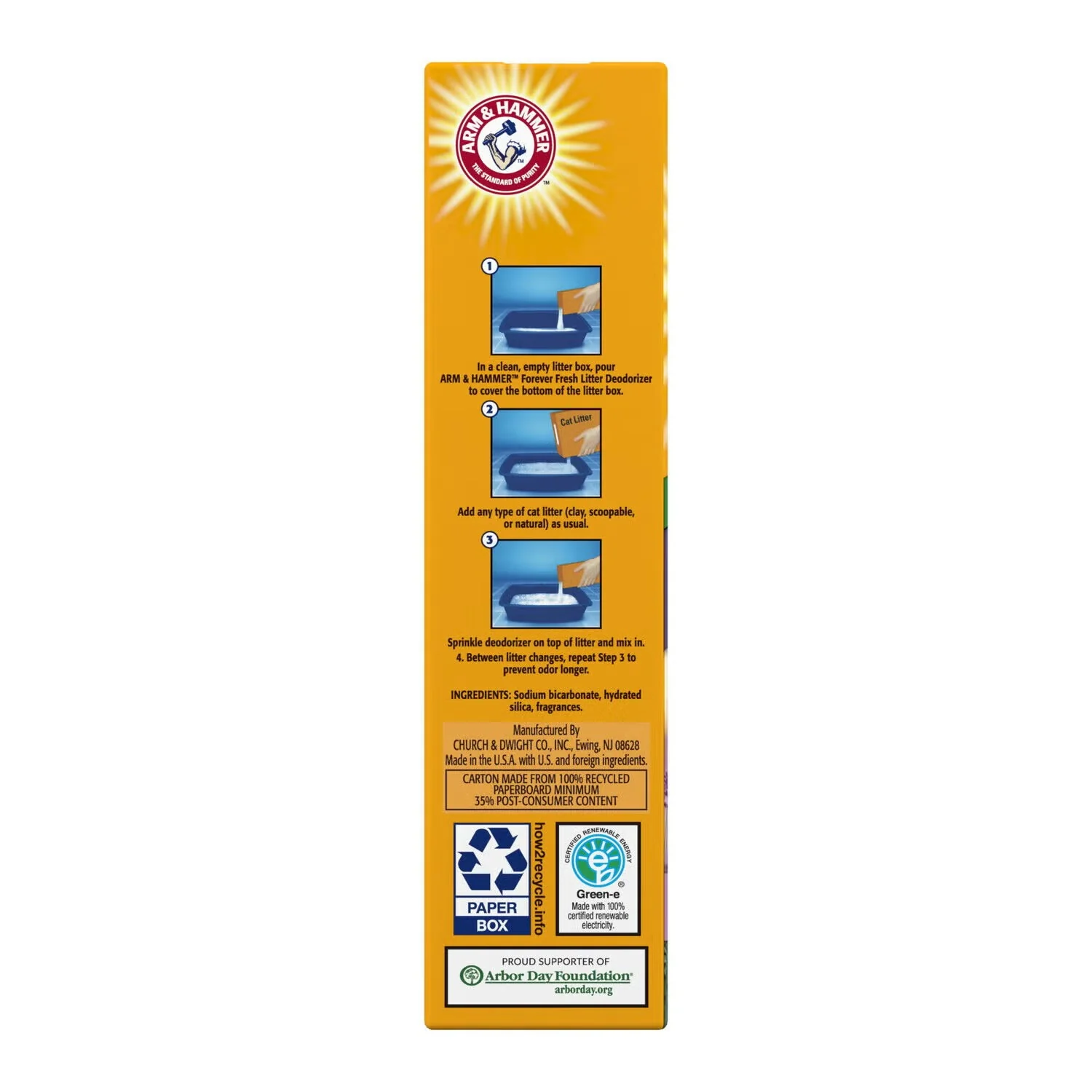 Arm & Hammer Odor Control Forever Fresh Cat Litter Deodorizer - 30oz/6pk - Image 2