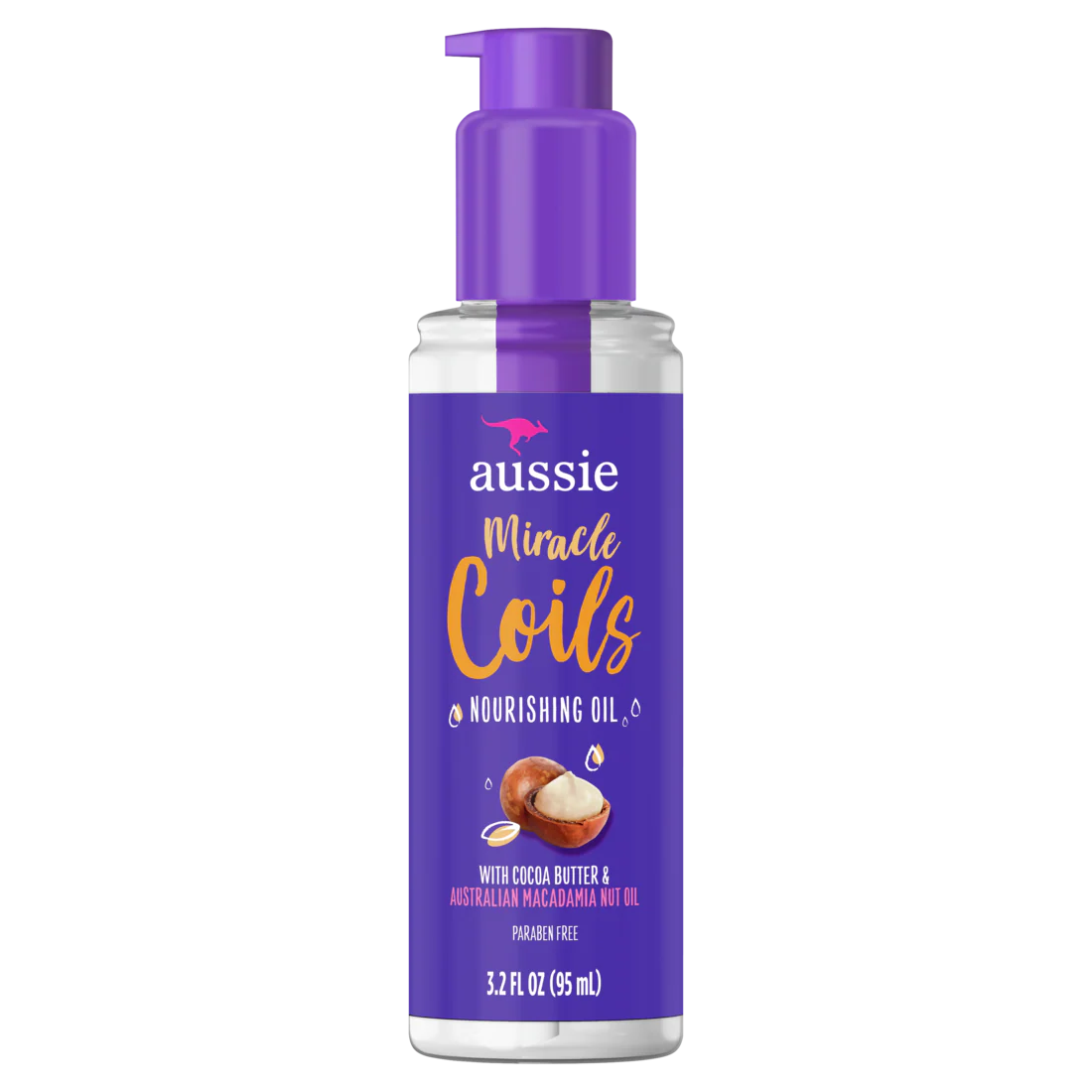 Aussie Miracle Coils Nourishing Leave-In Hair Oil - 3.2oz/12pk
