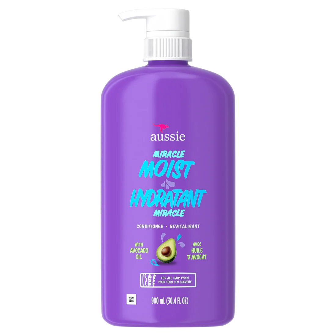 Aussie Miracle Moist Hair Conditioner For All Hair Types Moisturizing Paraben-Free - 30.4oz/4pk