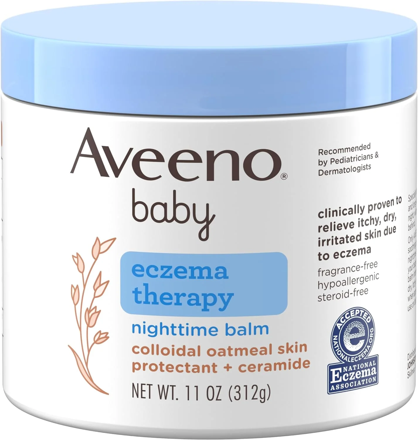 Aveeno Baby Eczema Therapy Night Time Balm - 11oz/3pk