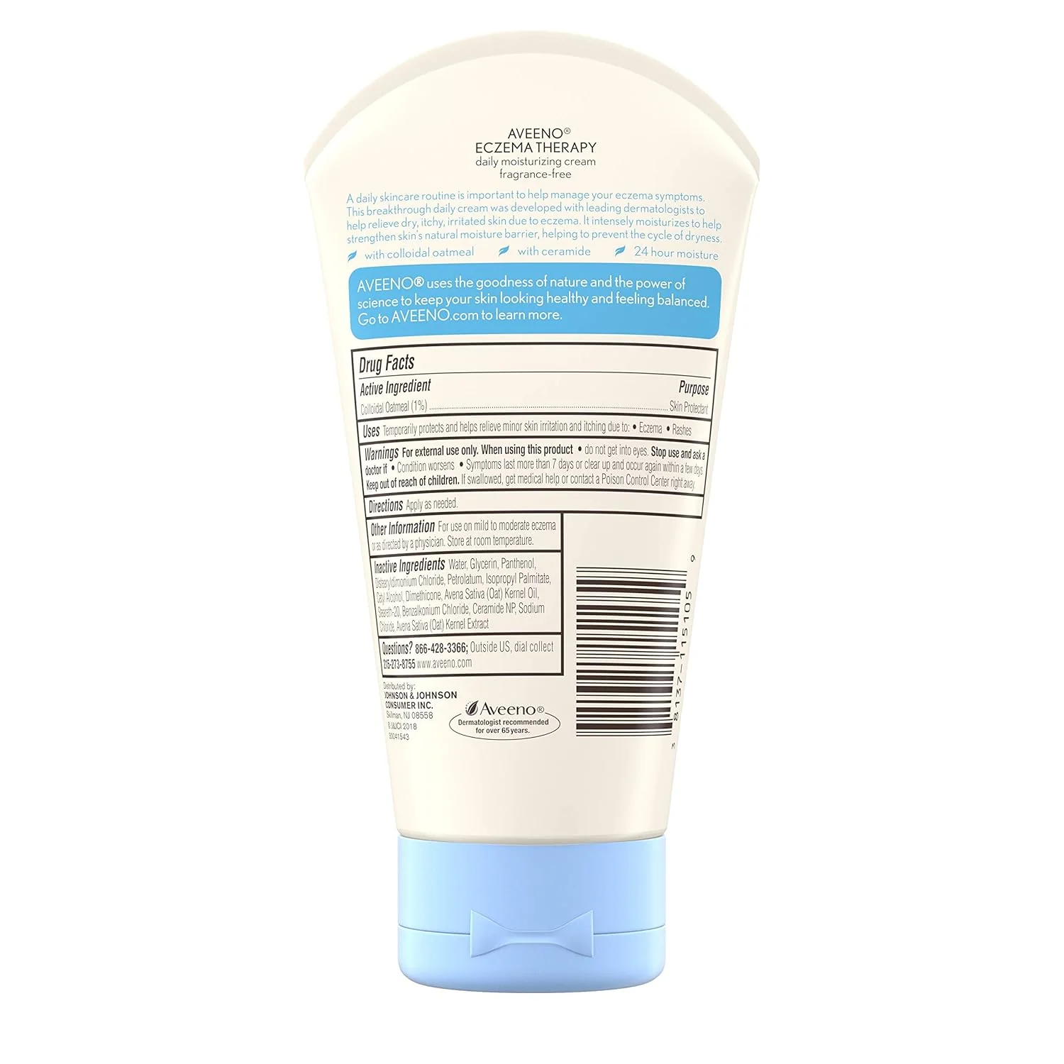 Aveeno Eczema Therapy Daily Moisturizing Cream - 5oz/3pk - Image 2