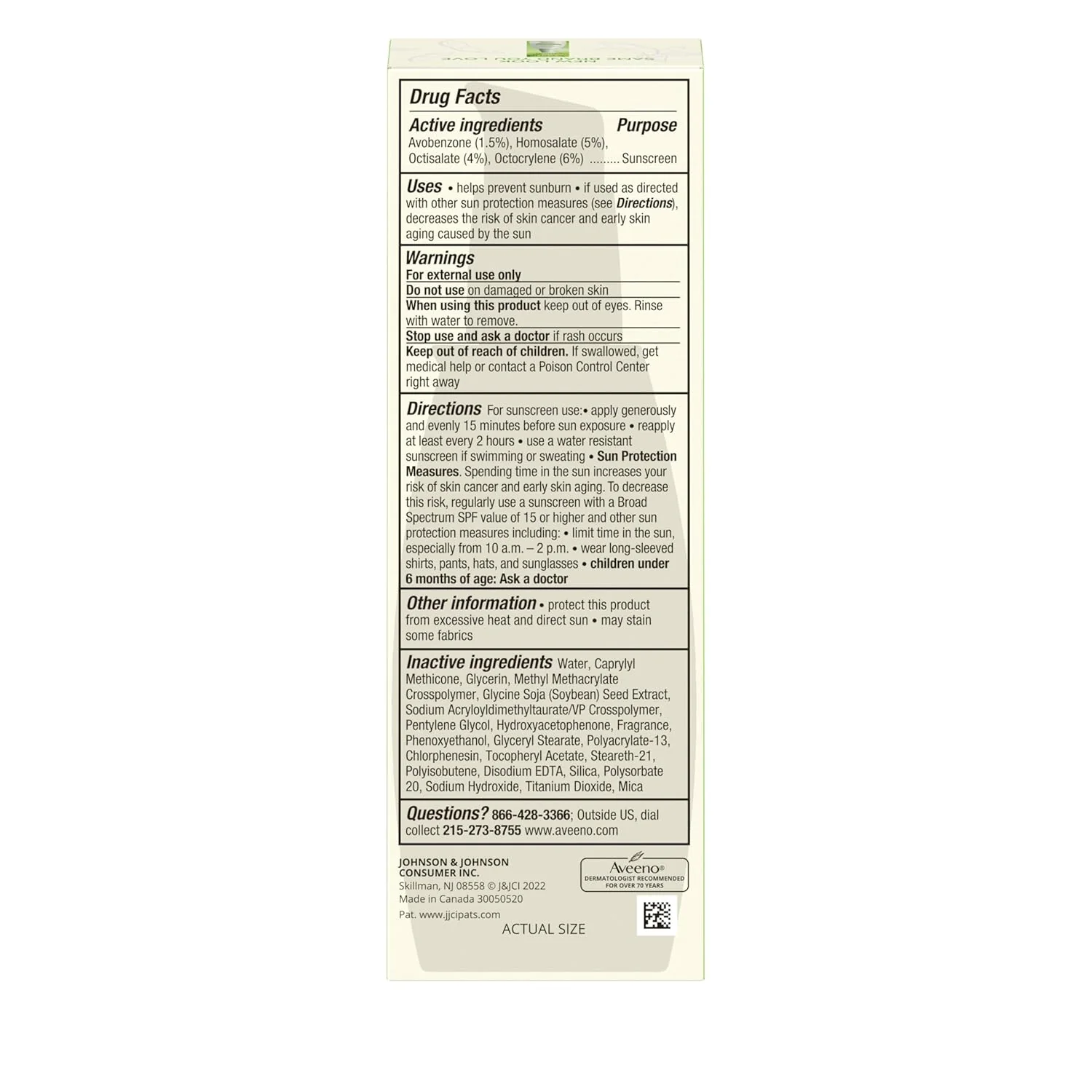 Aveeno Positively Radiant Daily Moisturizer SPF30 - 2.3oz/3pk - Image 2