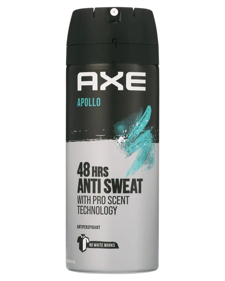 Axe Deodorant Body Spray Apollo - 5.0oz/150ml/6pk