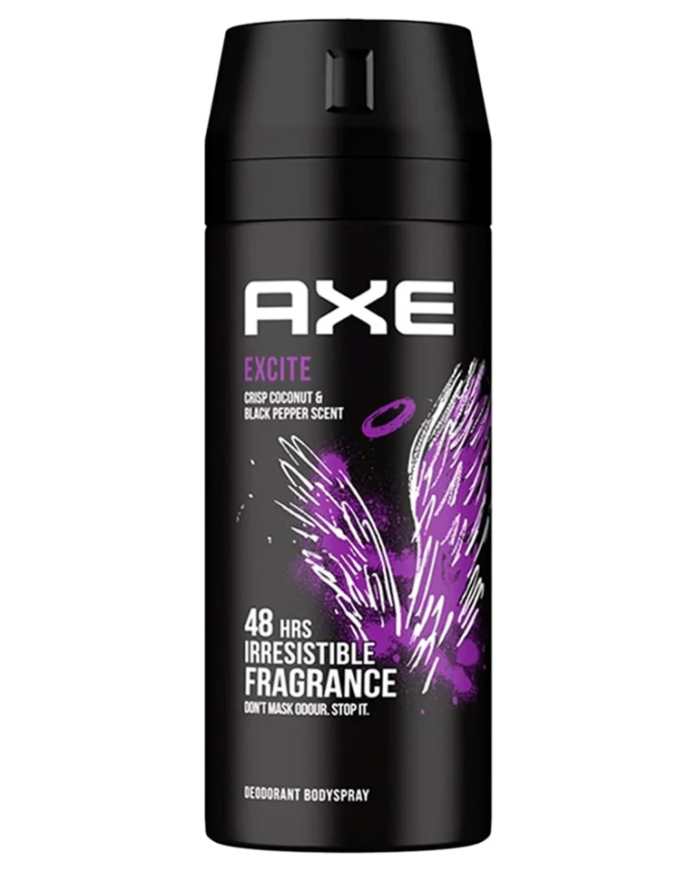 Axe Deodorant Body Spray Excite - 5.0oz/150ml/6pk