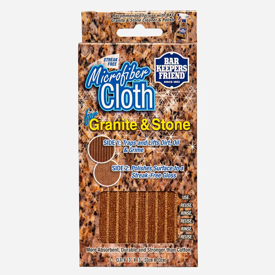 Bar Keepers Friend Granite & Stone Microfiber Cloth - 1ct/12pk