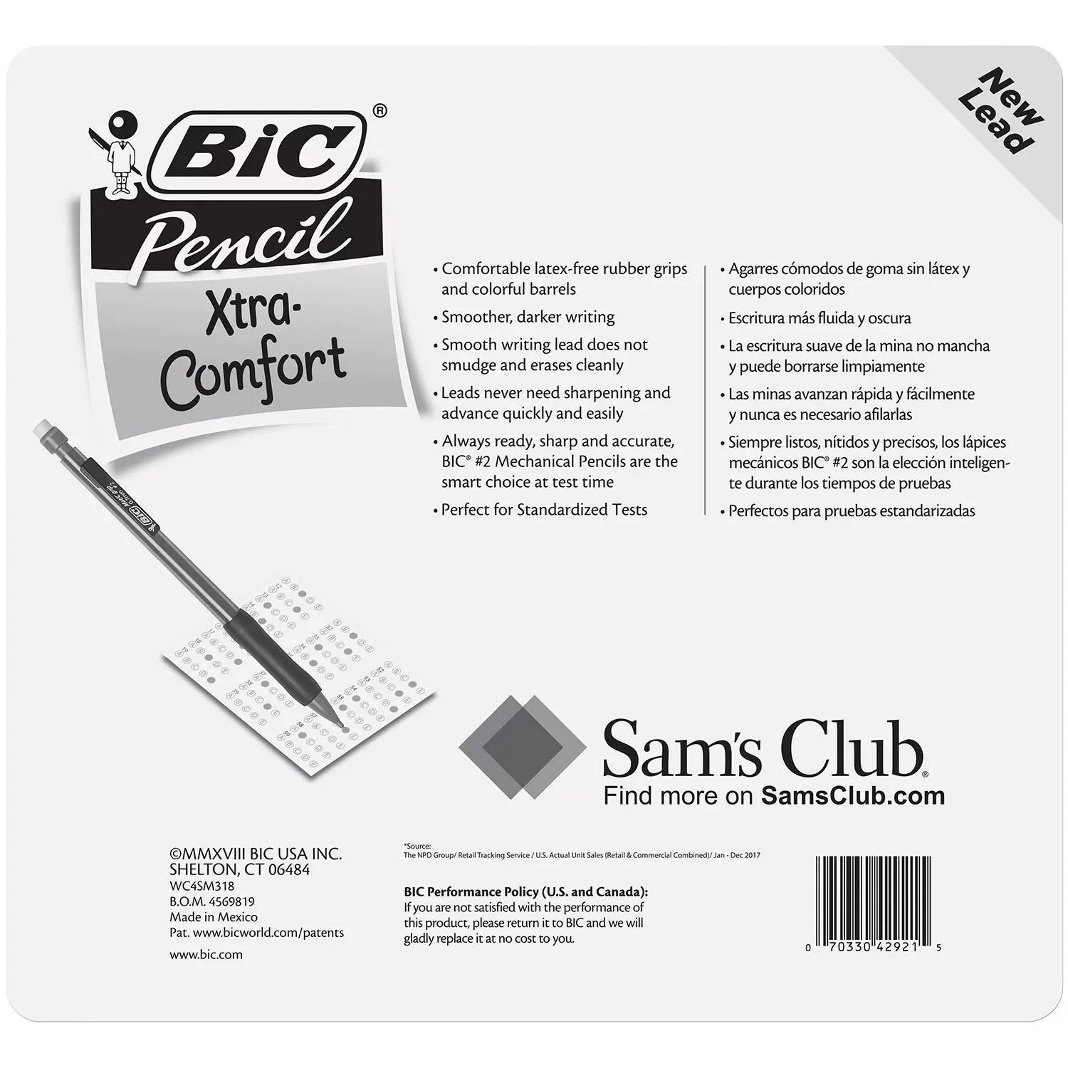 BIC Matic Grip Mechanical Pencil HB #2 0.7mm - 32ct/1pk - Image 2