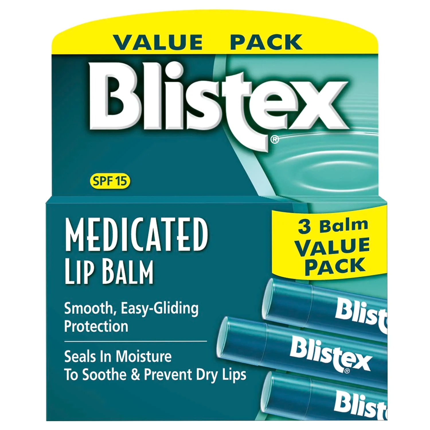 Blistex Medicated Lip Balm Value Pack - .15oz/6pk