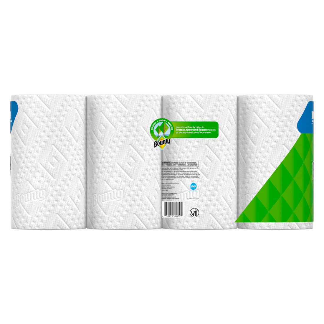 Bounty Paper Towels Select-A-Size White 4 Triple Rolls 123 Sheets Per Roll - 4ct/6pk - Image 2