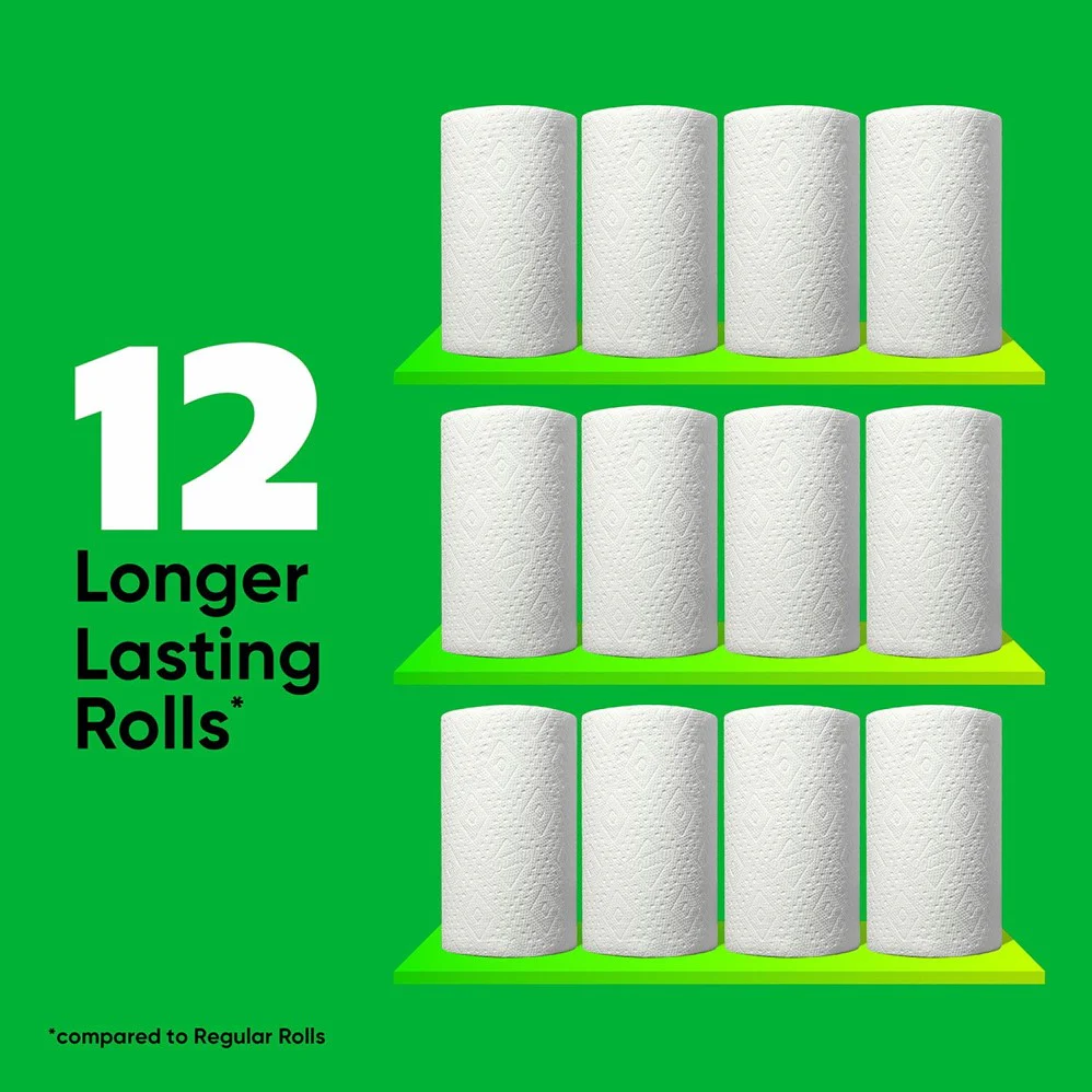 Bounty Select-A-Size 2-Ply Paper Towels 165 Sheets per Roll - 12rolls/1pk - Image 2