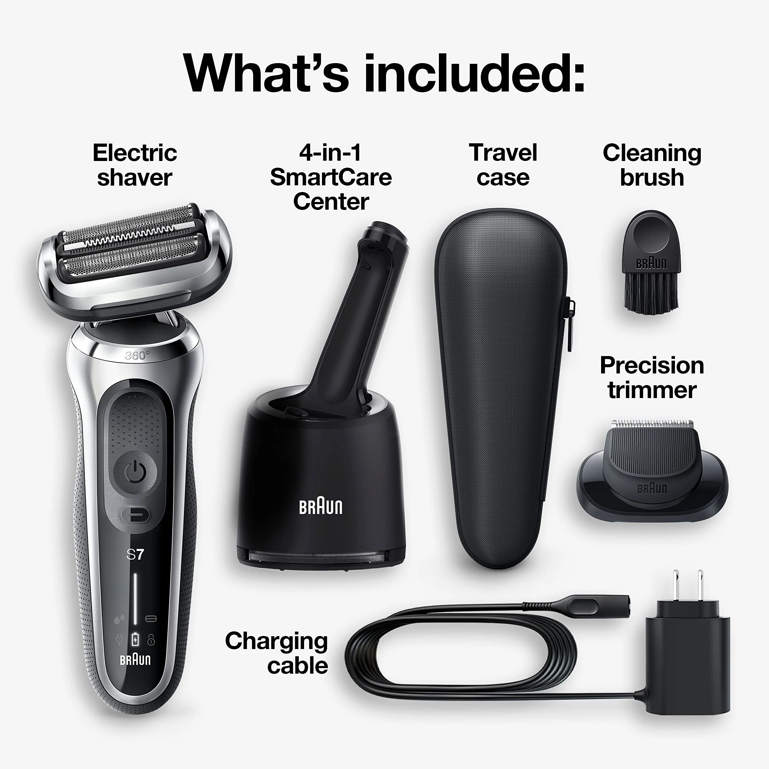 Braun Shaver 7071cc System Silver US - 1box/2pk - Image 2