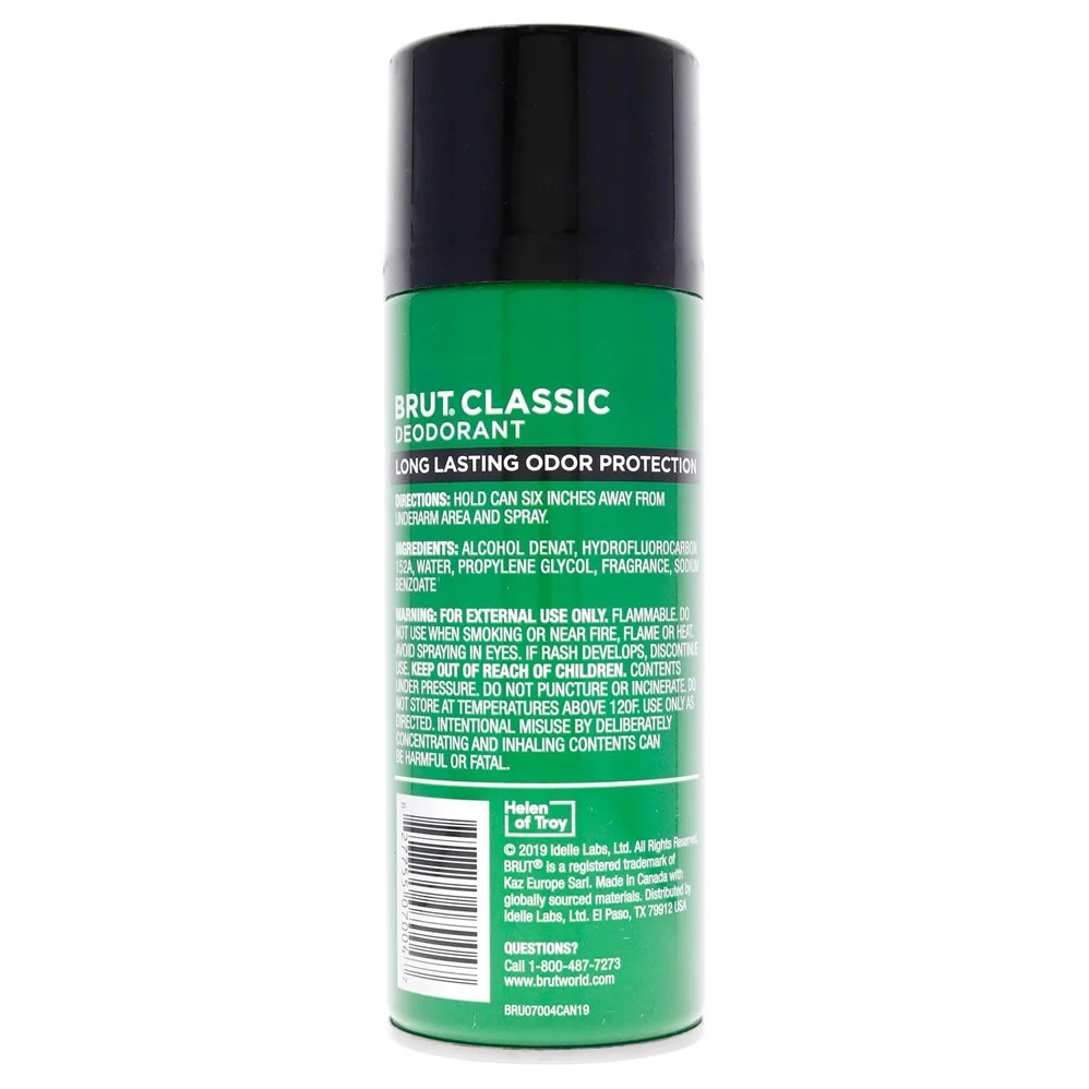 Brut Classic Deodorant (Aerosol-Low Voc-0%) - 10oz/12pk - Image 2