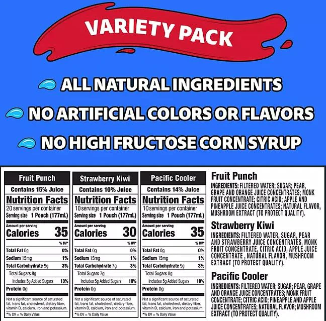 Capri Sun Drink Variety Pack - 6oz/40pk - Image 2