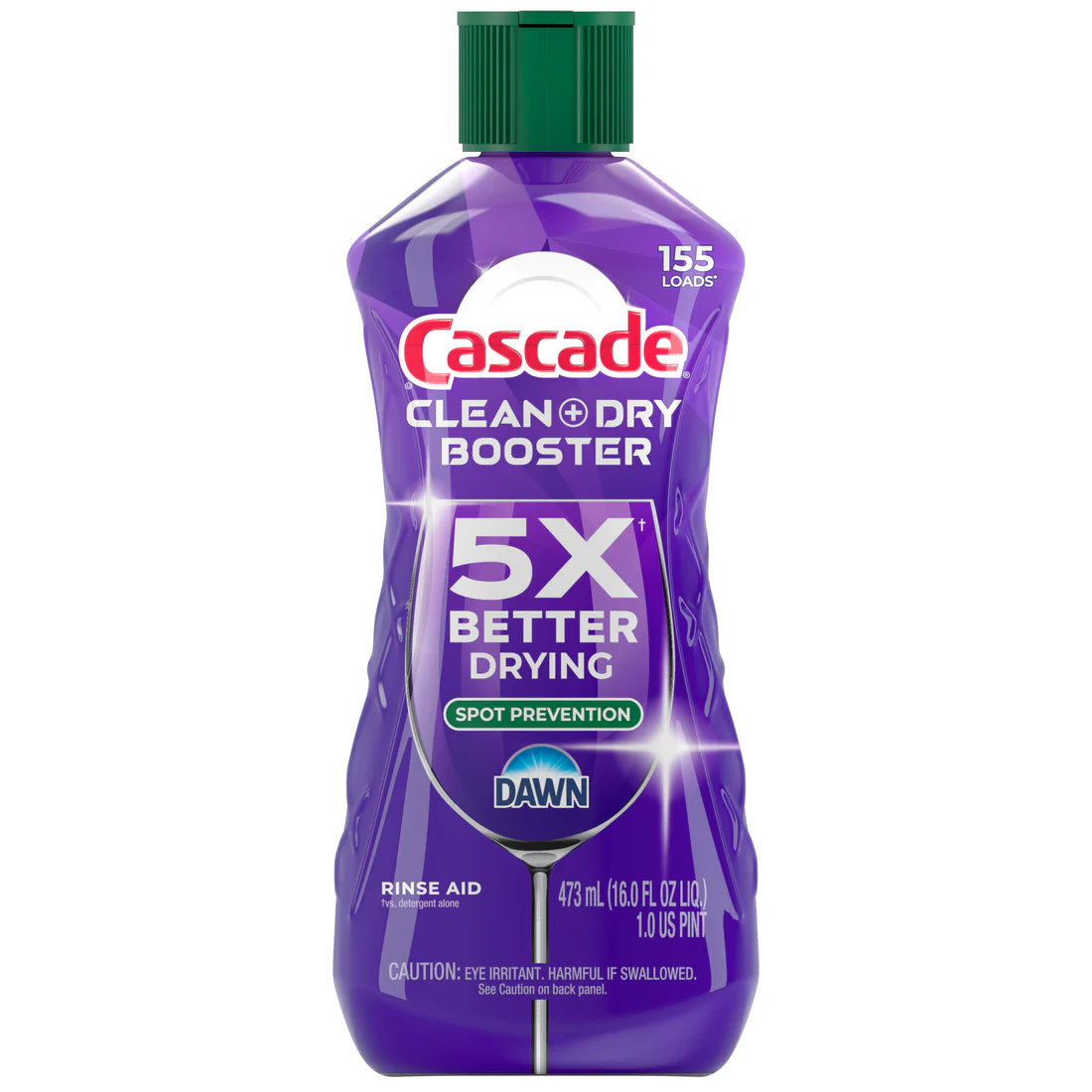 Cascade Rinse Aid Clean & Dry Booster - 16oz/4pk