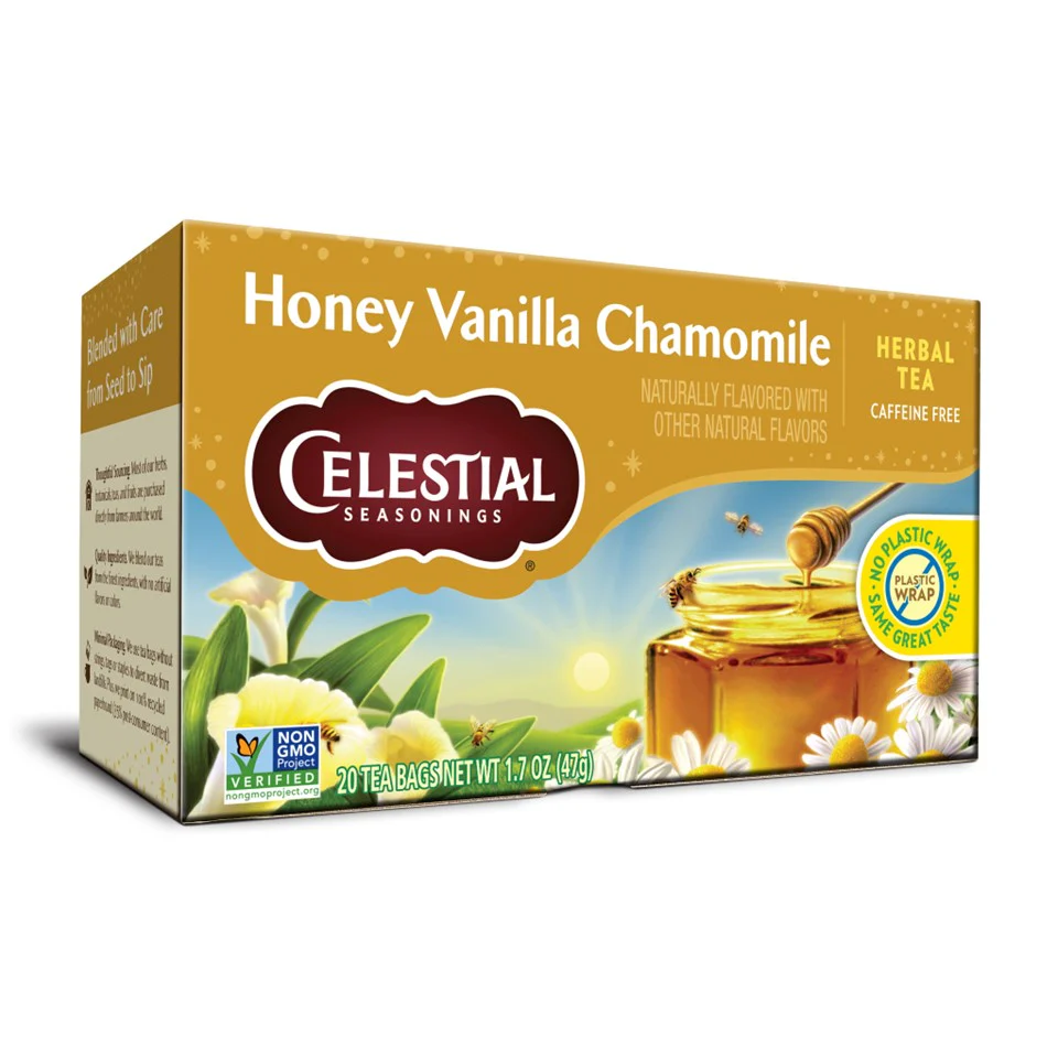 Celestial Seasonings Honey Vanilla Chamomile Tea - 20ct/6pk