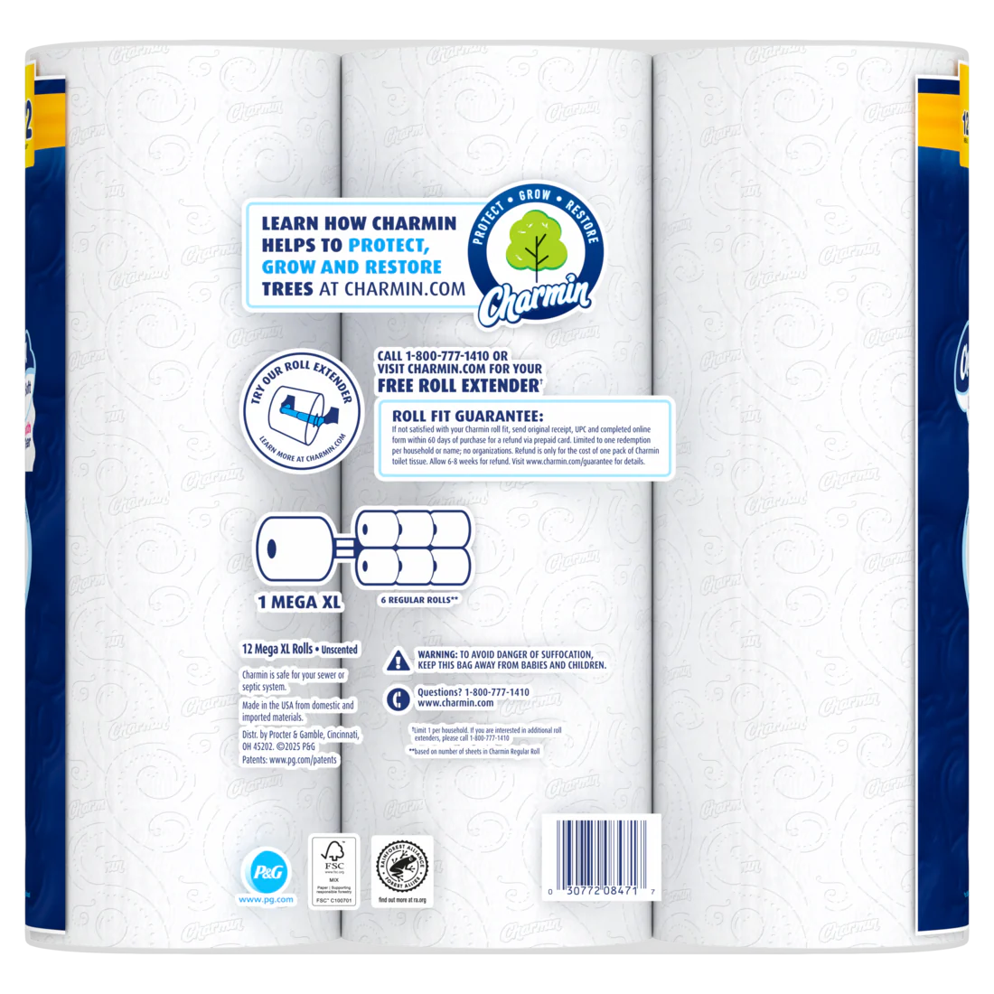 Charmin Ultra Soft Toilet Paper Mega XL Rolls - (12x336)ct/4pk - Image 2