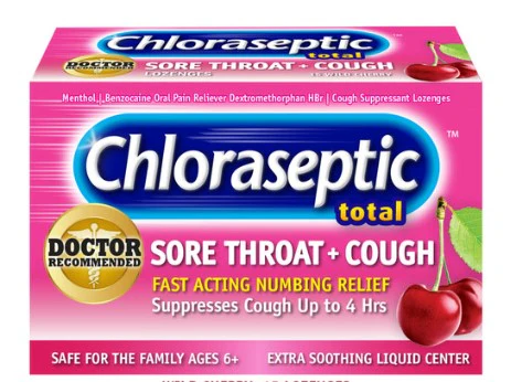 Chloraseptic Lozenges Wild Cherry Regular- 18ct/36pk