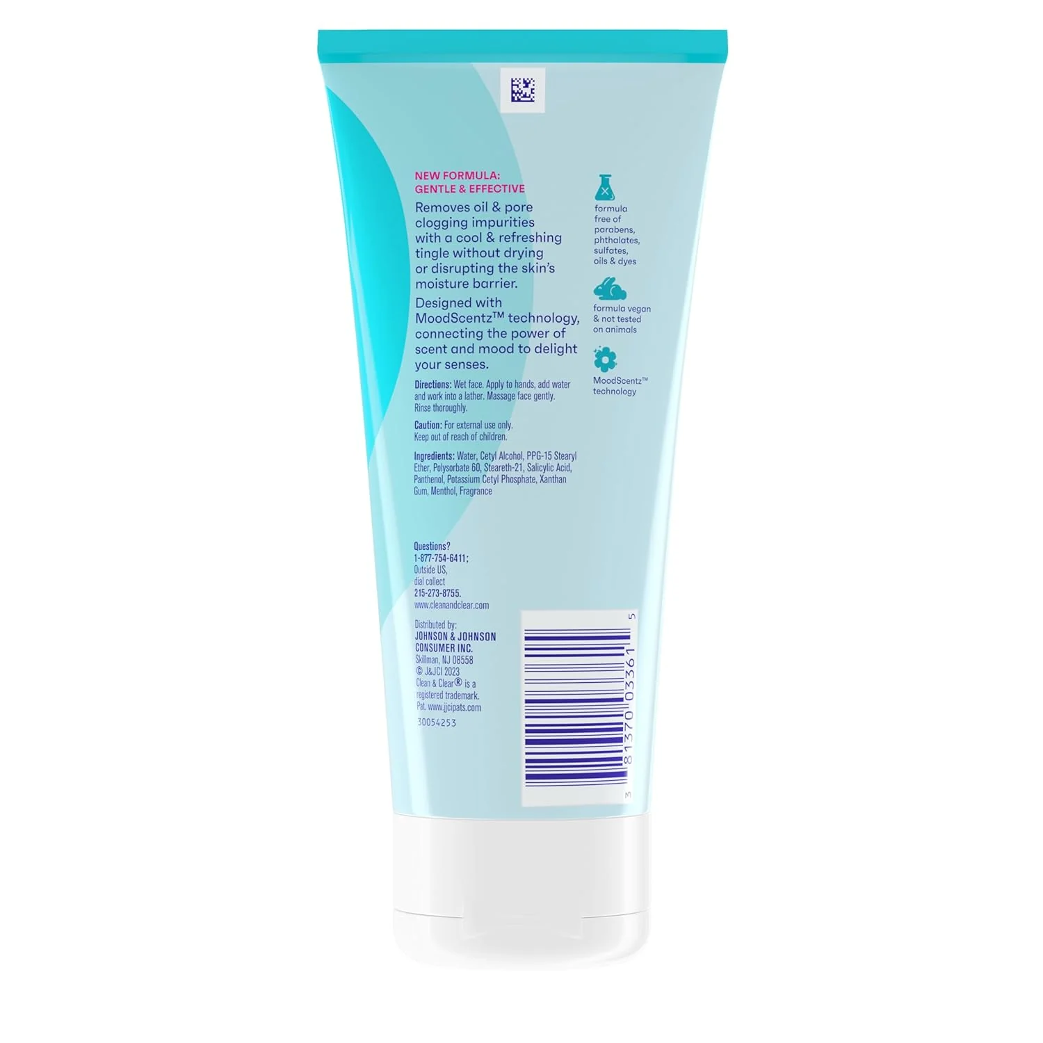 Clean & Clear Cleansers Deep Action Cream Cleanser Oil Free - 6.5oz/3pk - Image 2