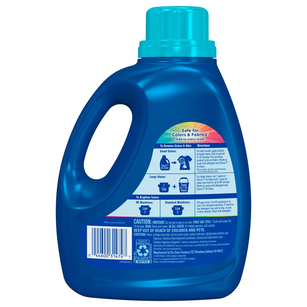 Clorox 2 Liquid Clean Linen Concentrated - 88oz/4pk - Image 2