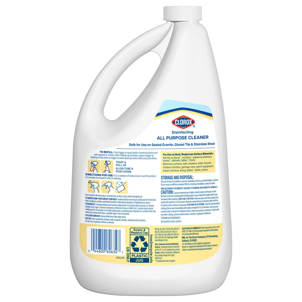 Clorox All Purpose Cleaner Lemon Refill - 64oz/6pk - Image 2