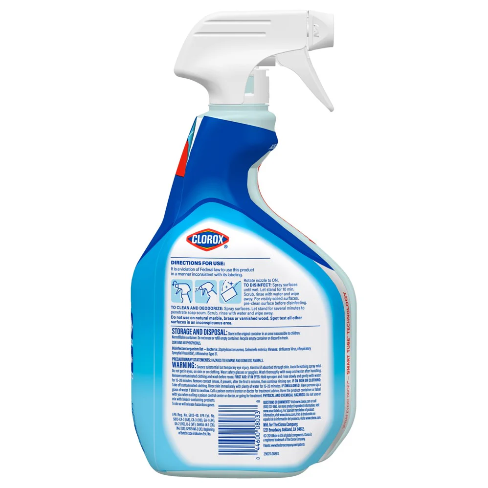 Clorox Bathroom Disinfecting Cleaner Spray - 30oz/9pk - Image 2