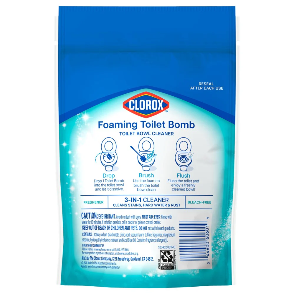Foaming Toilet Bomb Toilet Bowl Cleaner Fresh Scent - 5ct/6pk - Image 2
