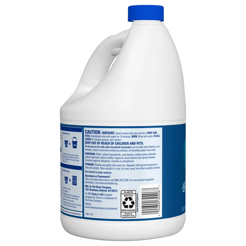 Clorox Bleach Liquid Splash-Less Clean Linen Concentrated - 117oz/3pk - Image 2