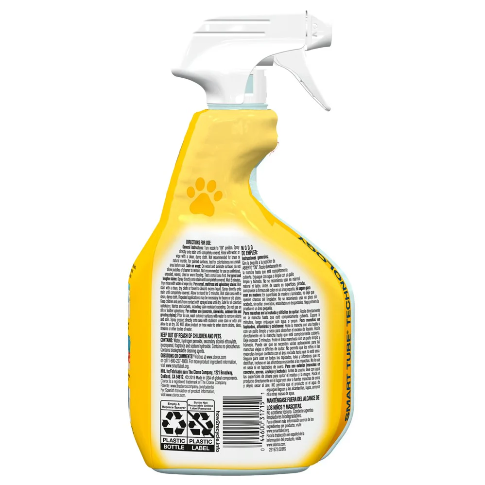 Clorox Pet Urine Remover For Stains & Odors - 24oz/6pk - Image 2