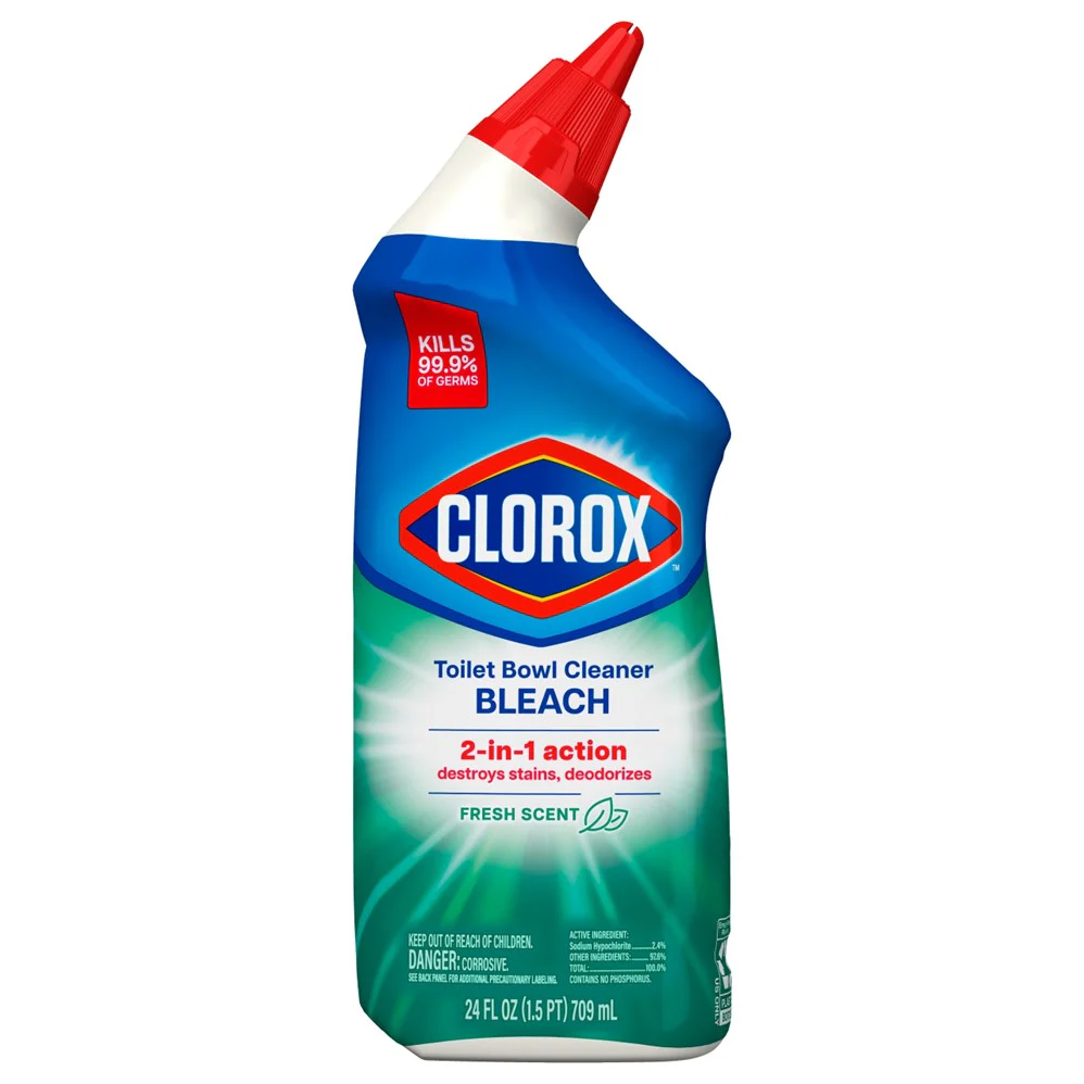 Clorox Toilet Bowl Cleaner Manual Fresh Scent - 24oz/12pk