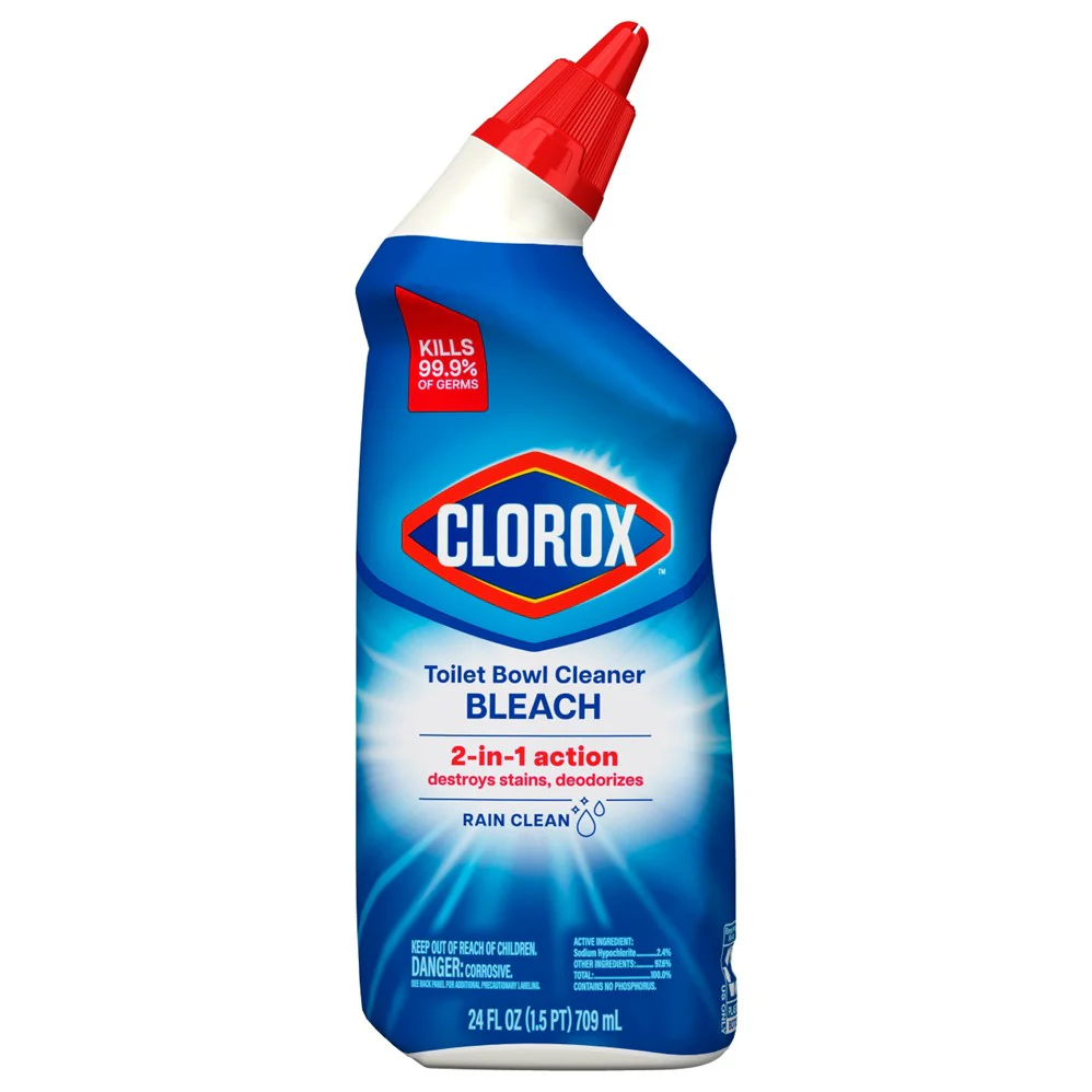 Clorox Toilet Bowl Cleaner Manual Rain Clean - 24oz/12pk