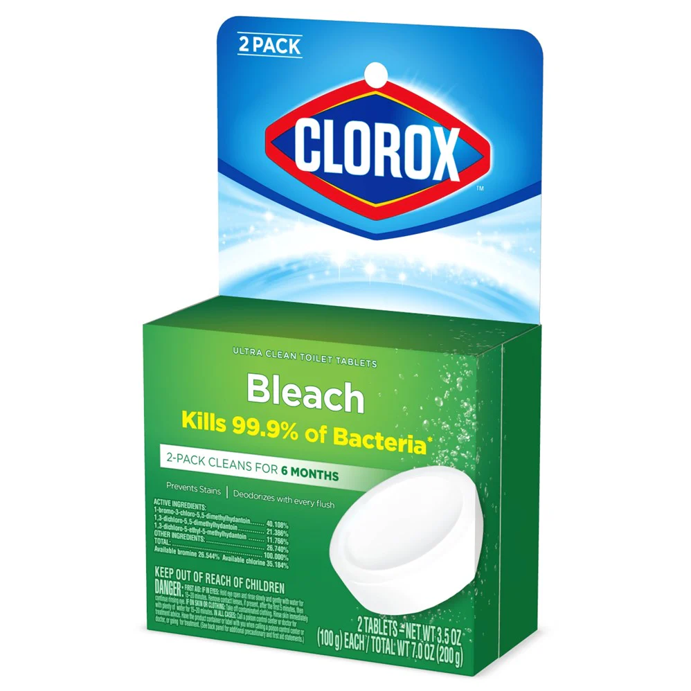 Clorox Toilet Bowl Cleaner Automatic Front To Back - (2x3.5)oz/6pk