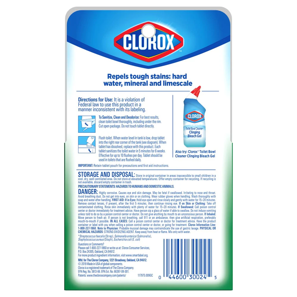 Clorox Toilet Bowl Cleaner Automatic Front To Back - (2x3.5)oz/6pk - Image 2