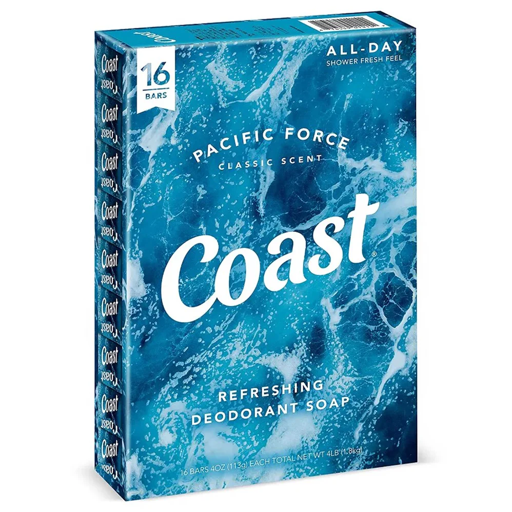 Coast Bath Bar - Classic Scent - (16x4.0)oz/4pk