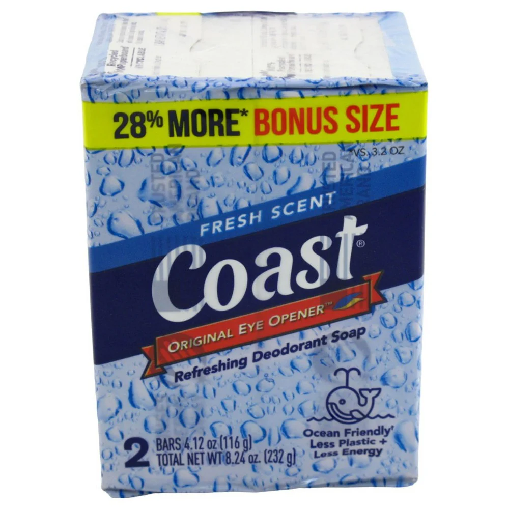 Coast Bath Bar Bonus - Classic Scent - (2x4.12)oz/24pk