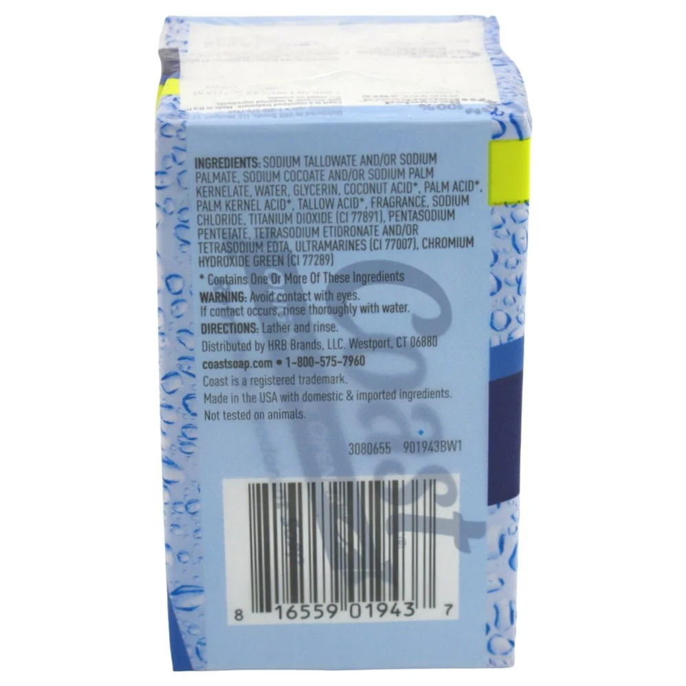 Coast Bath Bar Bonus - Classic Scent - (2x4.12)oz/24pk - Image 2
