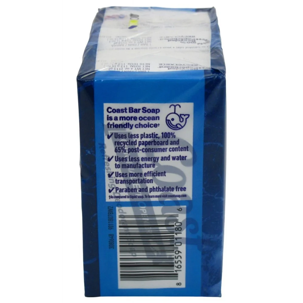 Coast Bath Bar - Classic Scent - (3x4.0)oz/12pk - Image 2