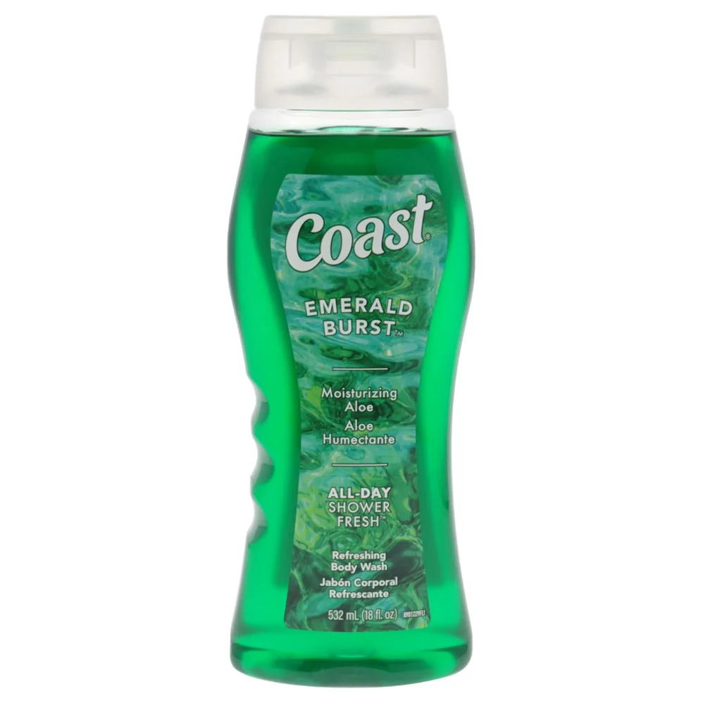 Coast Body Wash - Emerald Burst Scent - 18oz/6pk
