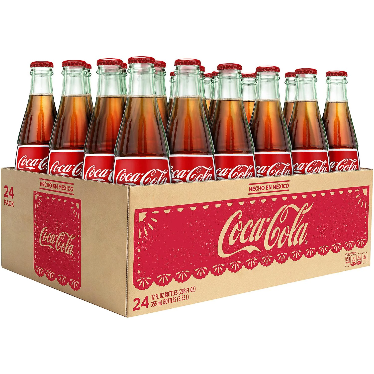 Coca-Cola Bottles de Mexico - 12oz/24pk - Image 2