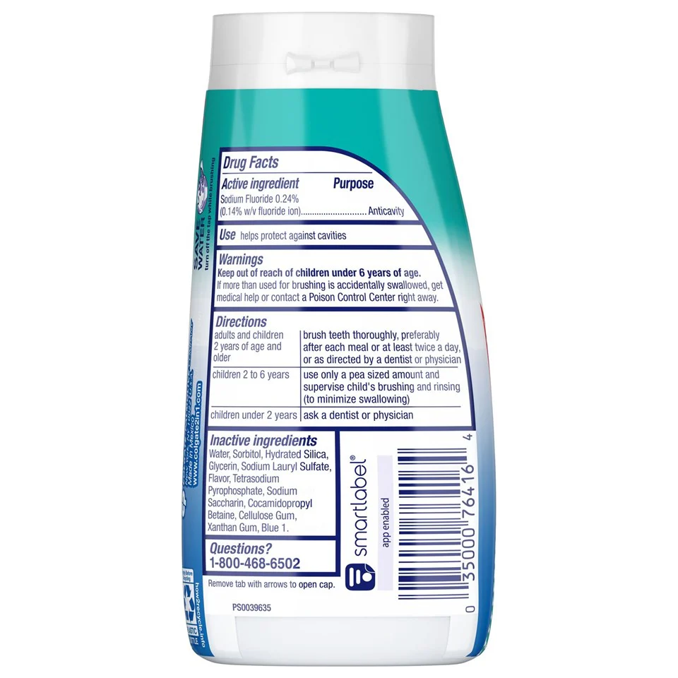 Colgate 2-in-1 Toothpaste & Mouthwash Icy Blast Whitening - 4.6oz/12pk - Image 2