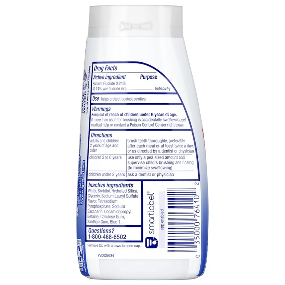 Colgate 2-in-1 Toothpaste & Mouthwash Whitening Stain Lifters - 4.6oz/12pk - Image 2